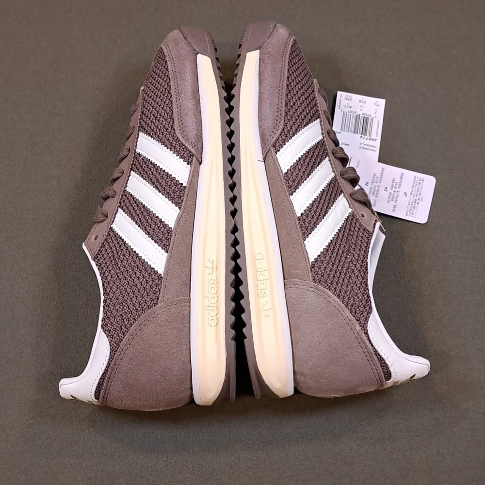 Adidas SL 72 RS Sneakers - Color: Brown / White - Unisex - Men 7.5, Women 8.5